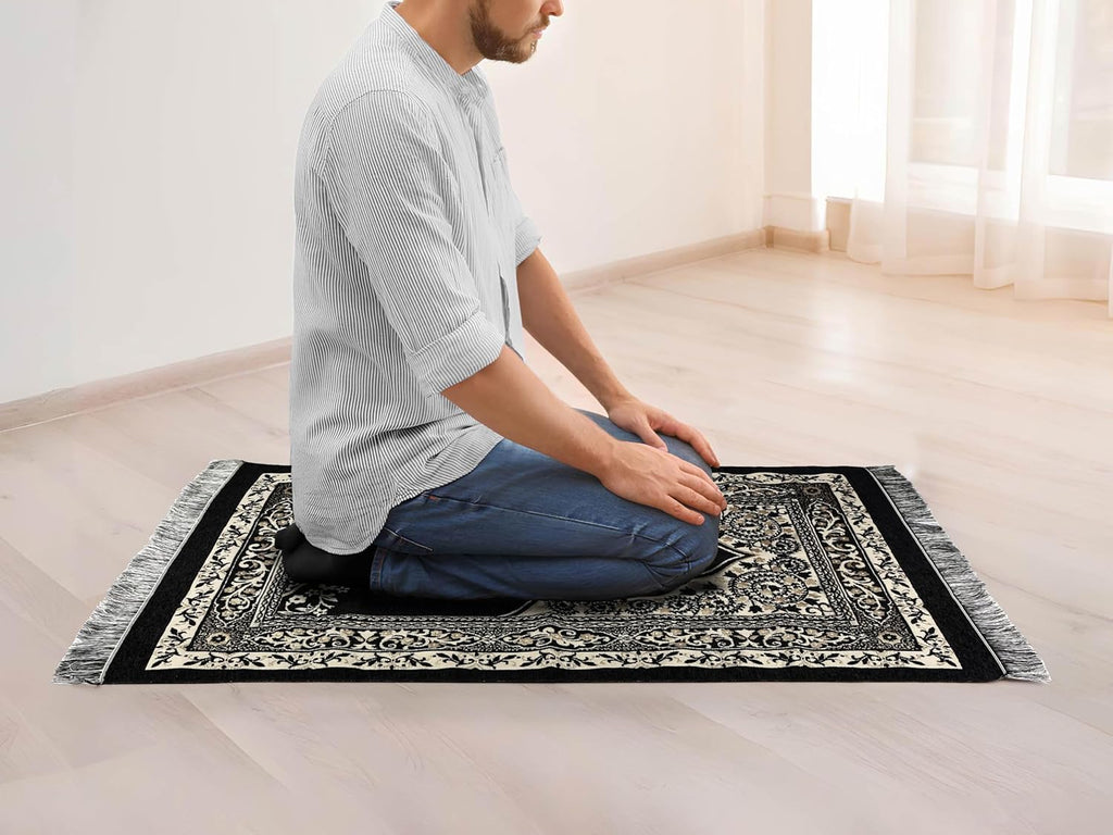 Muslim Prayer Rug - Islamic Prayer mat - Prayer matt Islam - Islamic Gifts - - Ramadan Decorations for Home 2026 - Praying mat - Muslim Gifts - Islam Men - Islamic Prayer Rugs - سجادة صلاة